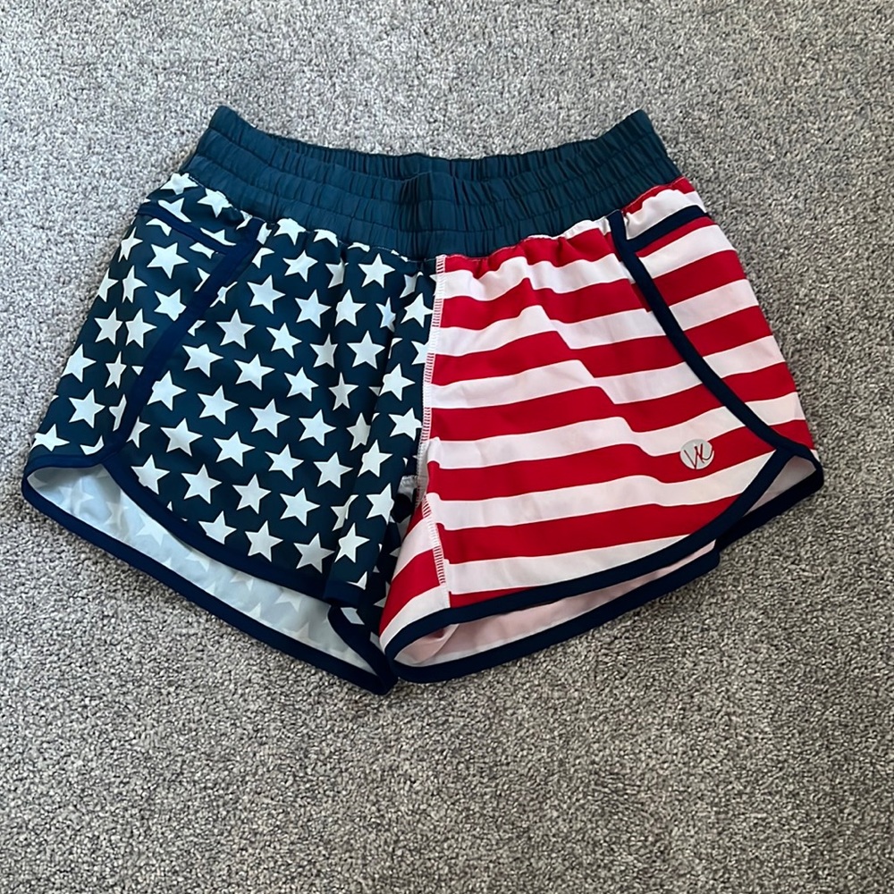 American flag shorts